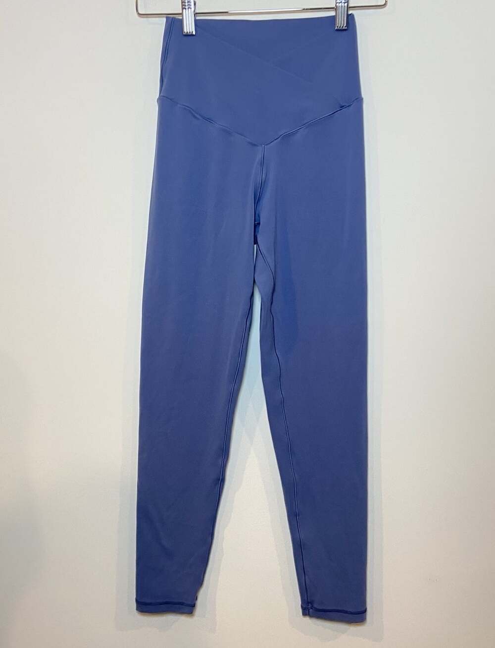 Aerie Offline Crossover Leggings 7/8 Length high Rise Blue Size Medium M